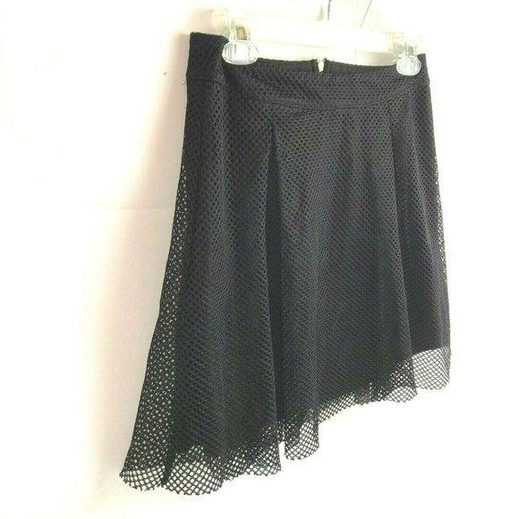 Charlotte Russe Lined Mesh Net Mini Skirt Medium - Picture 2 of 6